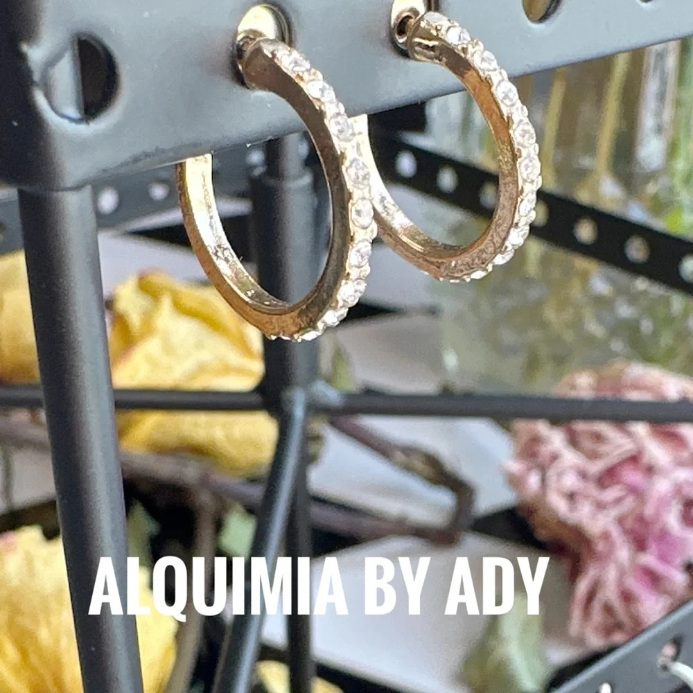Minimalist Gold and Silver Hoop Earrings